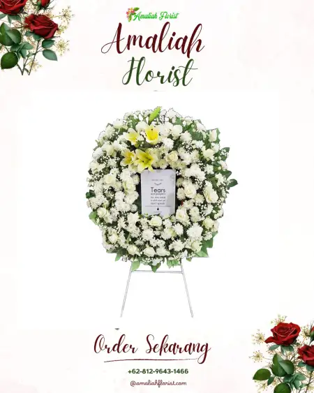 Krans Bunga Duka wadungasri sidoarjo